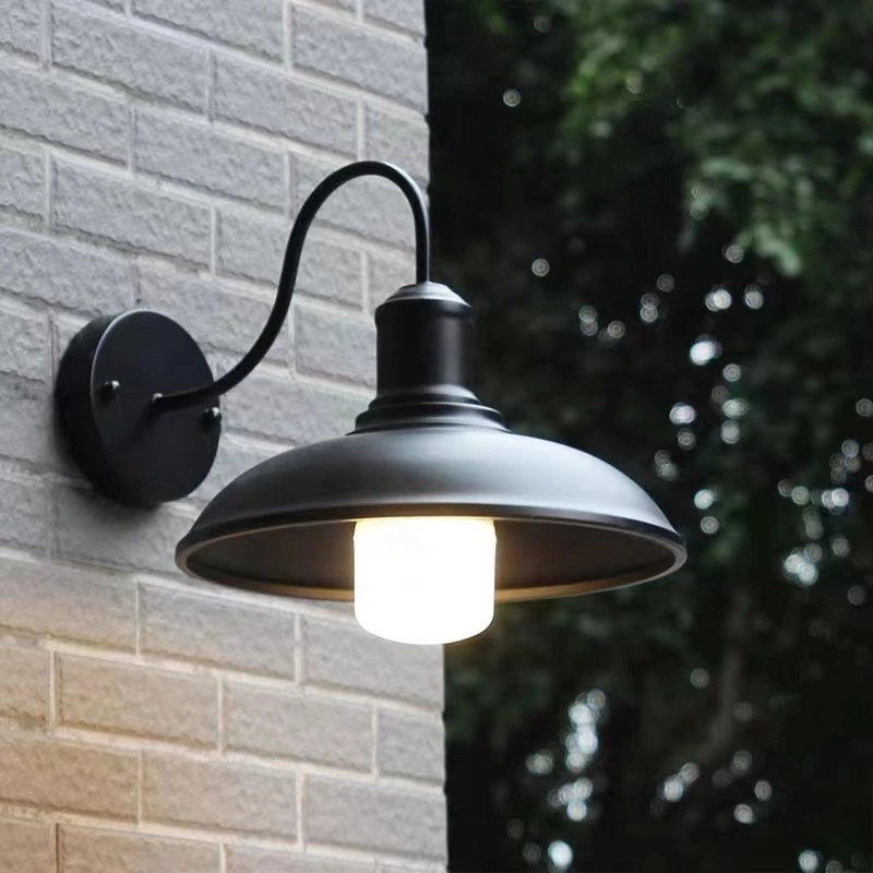 Negro nórdico apliques minimalista tira larga de la casa de la luz de la pared exterior de la lineal Jardín LED IP65 Resistente al agua en el exterior lámparas de pared modernos