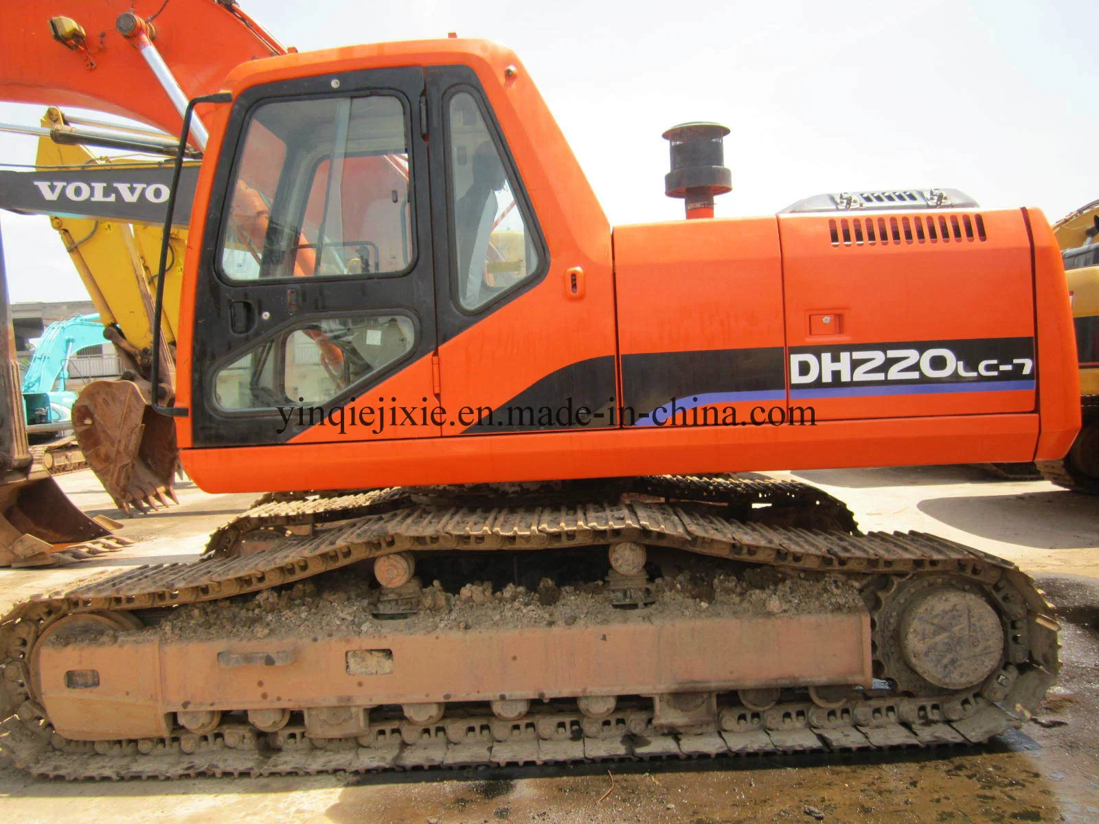 Used/Secondhand Doosan Dh220-7 Excavator Construction Machines