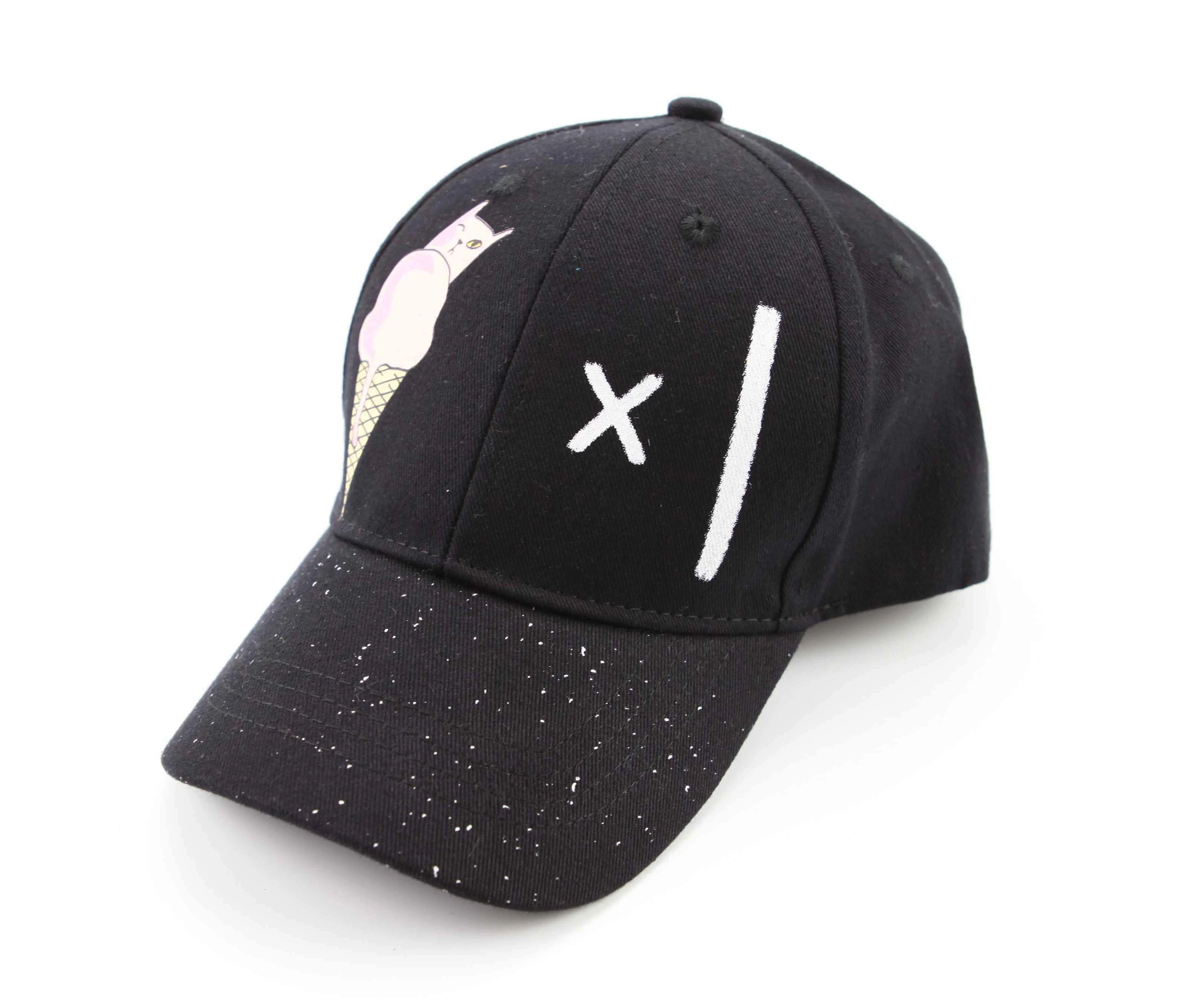 Gorra de béisbol con la impresión de 6 paneles de algodón deporte de moda Hat Cap camionero