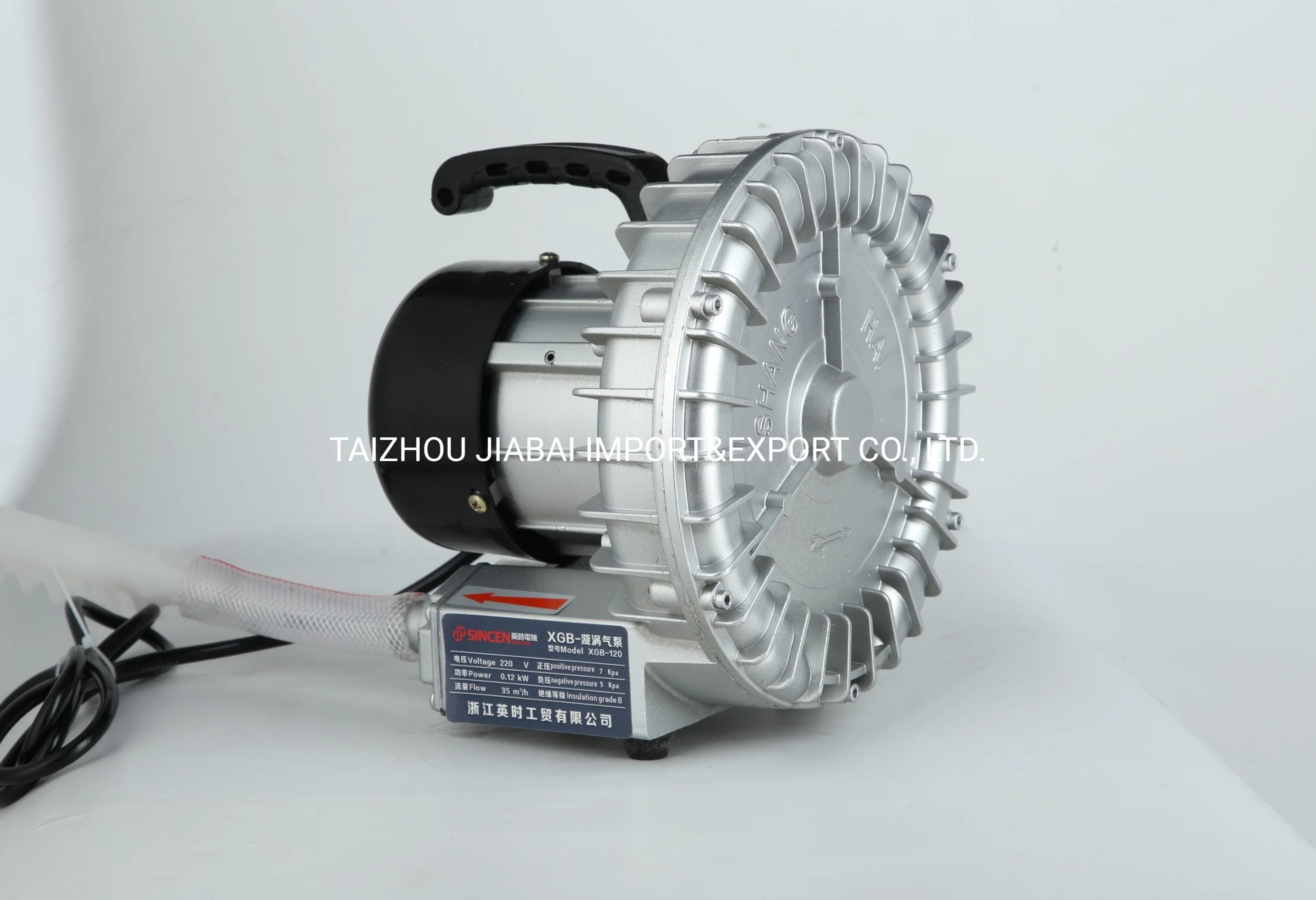 CE Approved High Pressure 0.12kw/0.16HP Side Channel Timber Industry Air Blower