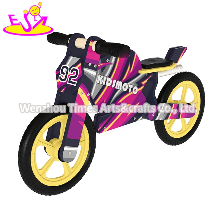 Nouveau design Ride on Toys vélo d'équilibre moto en bois pour Tout-petits W16c342