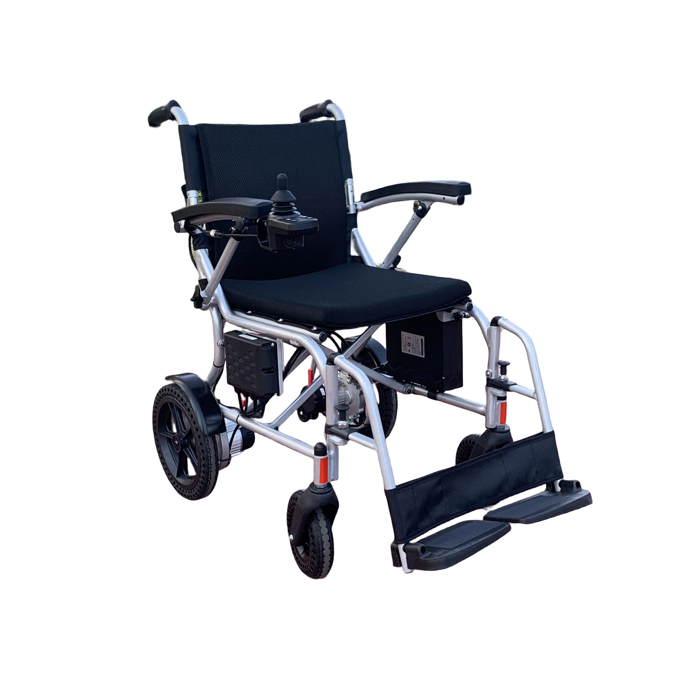 Fauteuil roulant à quatre roues confortable et pliable