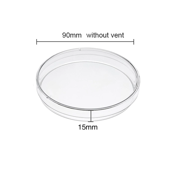 High Grade Plastic Material 35mm-100mm Sterile Petri Dish Disposable