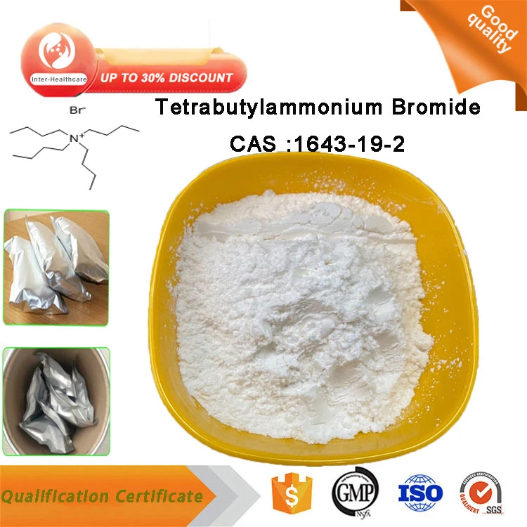 Raw Tetrabutylammonium Bromide Powder CAS 1643-19-2 Tetrabutylammonium Bromide for Organic Intermediate