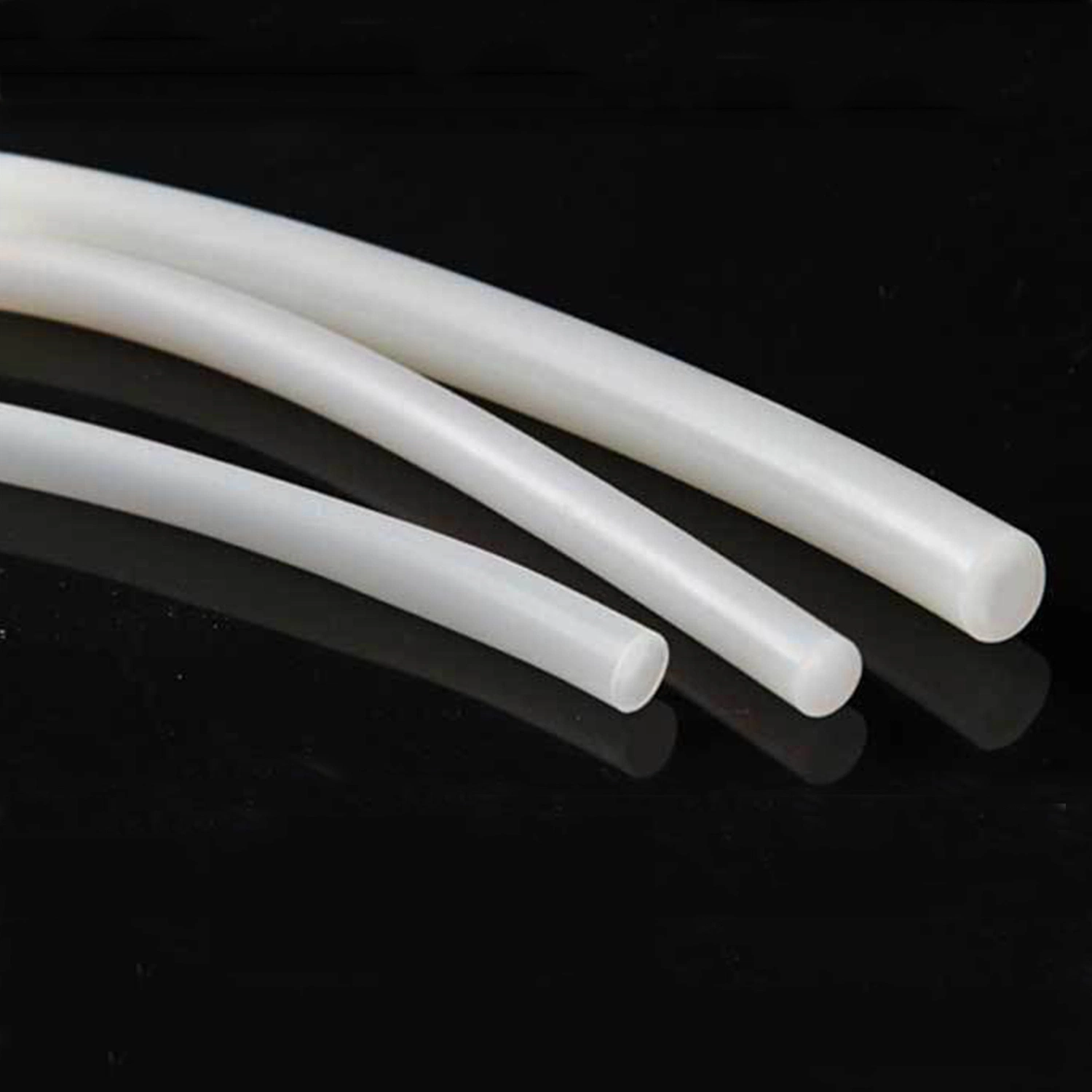 1-50mm Waterproof Heat Resistant Anti-Slip Silicone Rubber Sealing Strip Solid Round Bar Rods