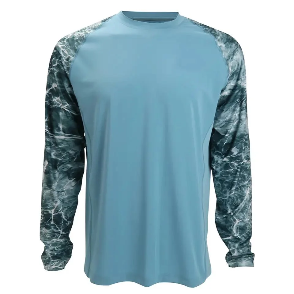 Sublimation Blank Anti-UV Upf 50 Quick Dry Breathable Mens Pelagic Fishing Wear