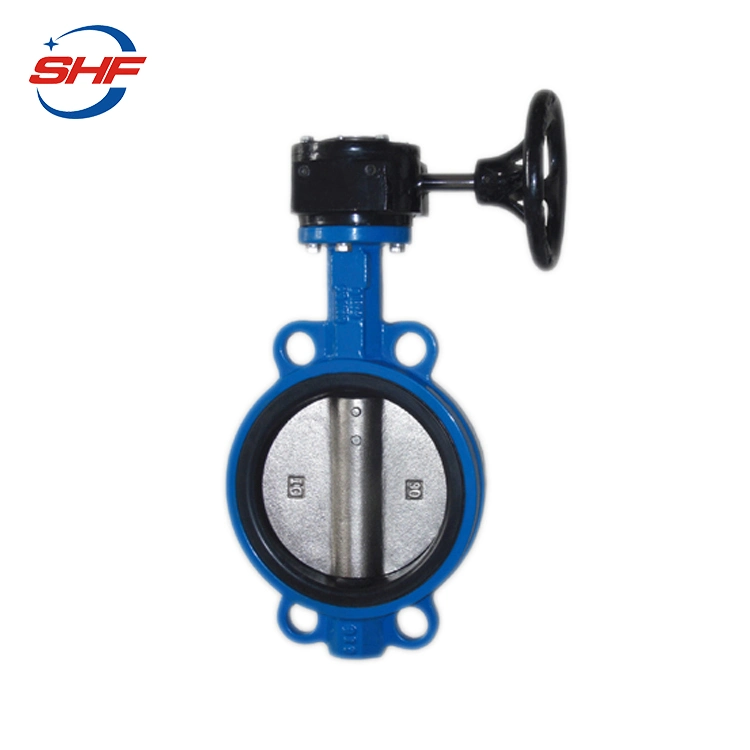 Cast Iron Viton Seat Durable Wafer 3 Inch 4 Inch Butterfly Valve