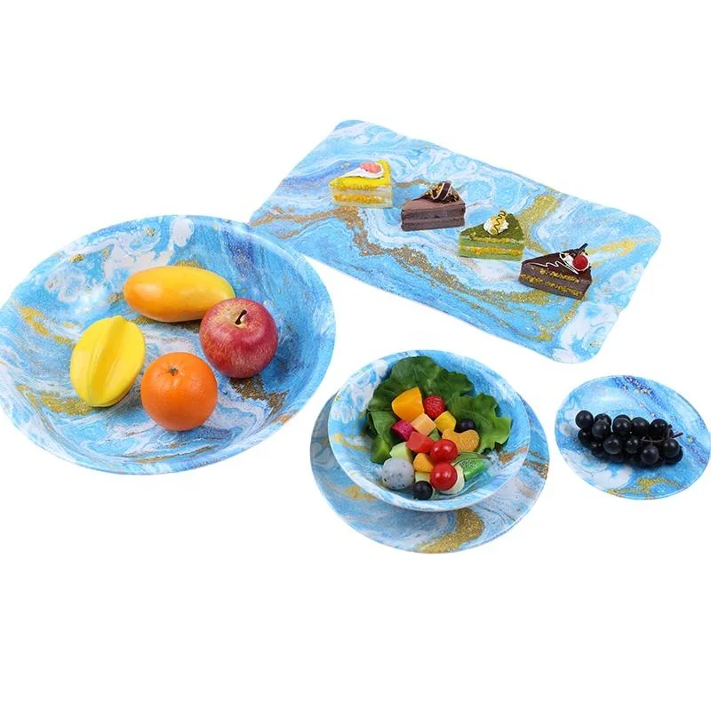 Newest Hot Sell Decal Melamine Tray