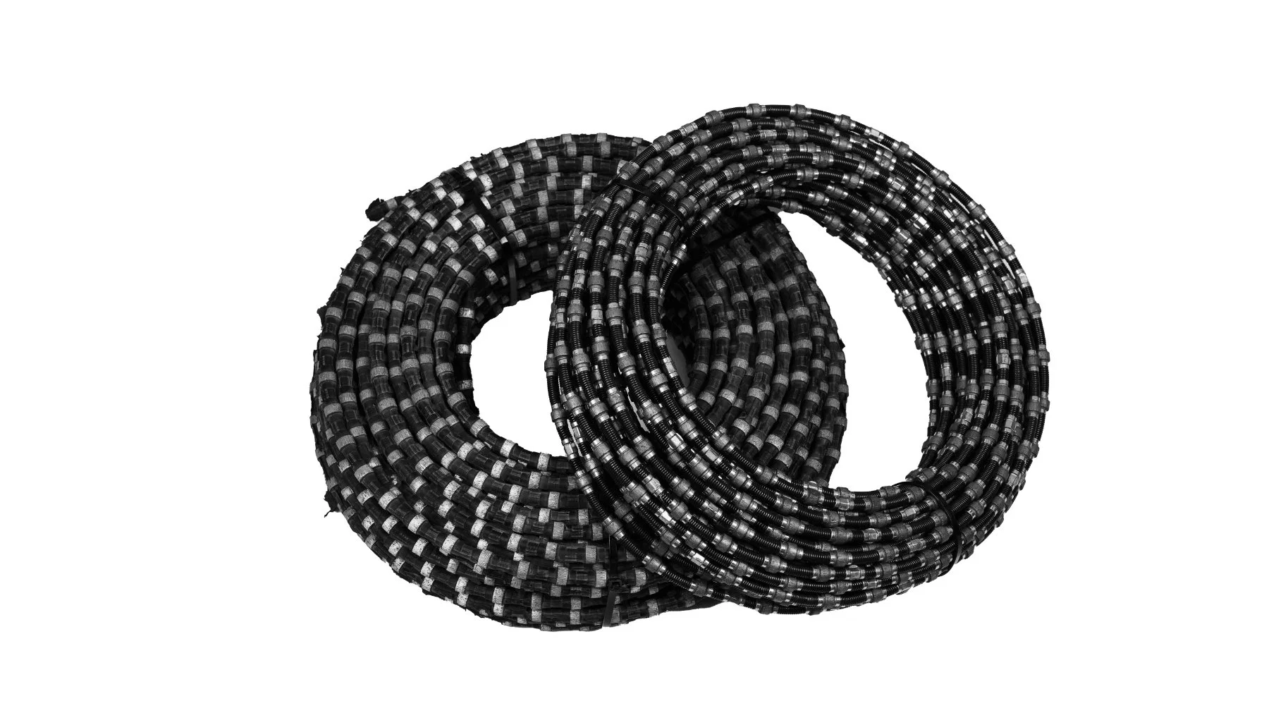 Hot Pressed Sintering Beads Diamond Wire Saw Rope for Marble/Granite/Steel Mine/Steel Bridge Cutting Diamond Cutting Rope Saw Wire