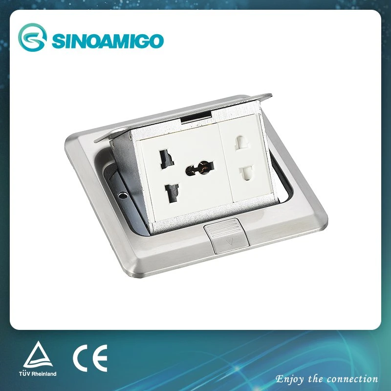 Pop up Floor Socket with Multi-Socket, Telephone Socket