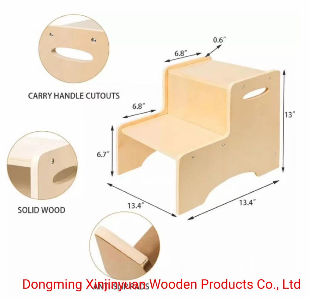 As etapas de madeira Estudo Cozinha Quarto de banho disponíveis dois ou três Passo Banquinhos filhos lavar escadas passo banquinhos