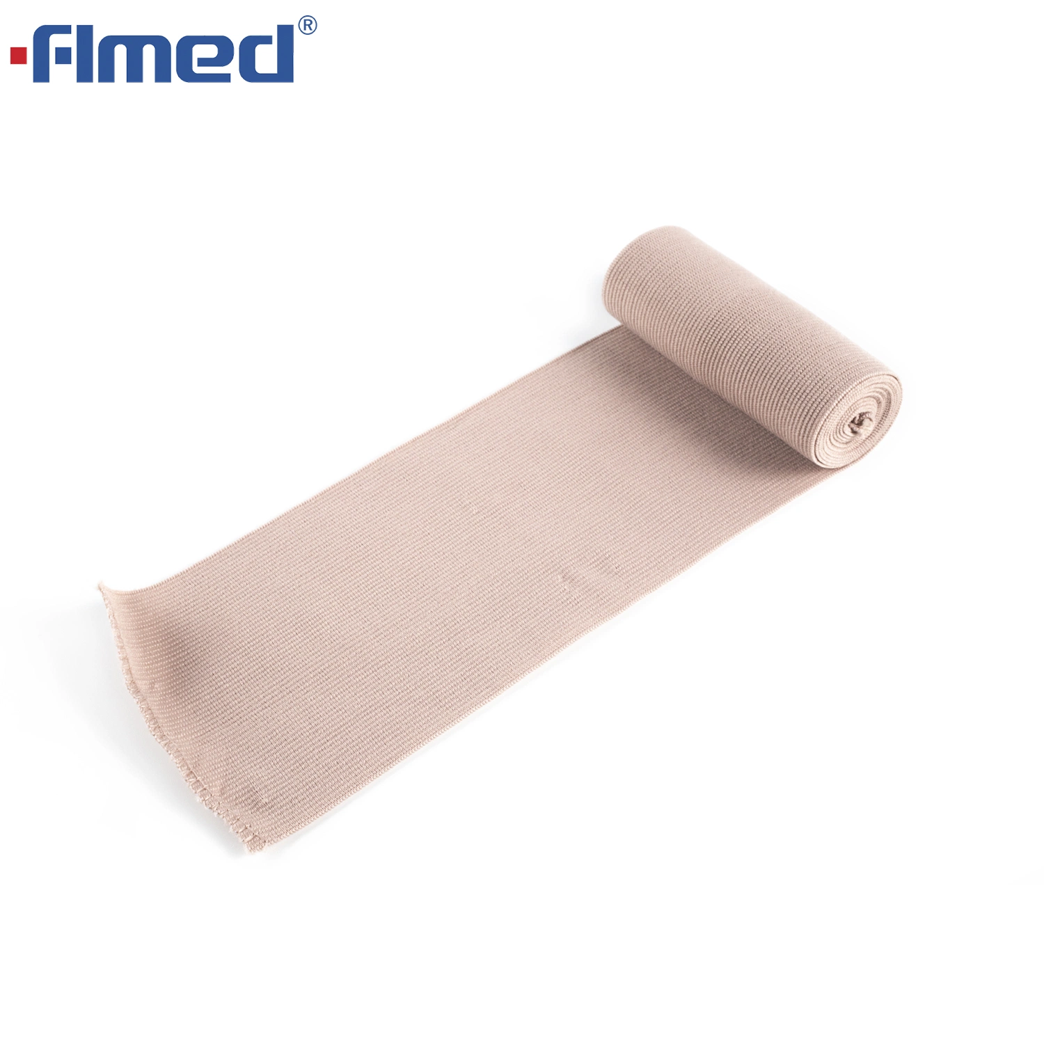 Medizinische Einweg-High Elastic Baumwolle Crepe Bandagen mit Rot Blau Zeile ISO13485 CE