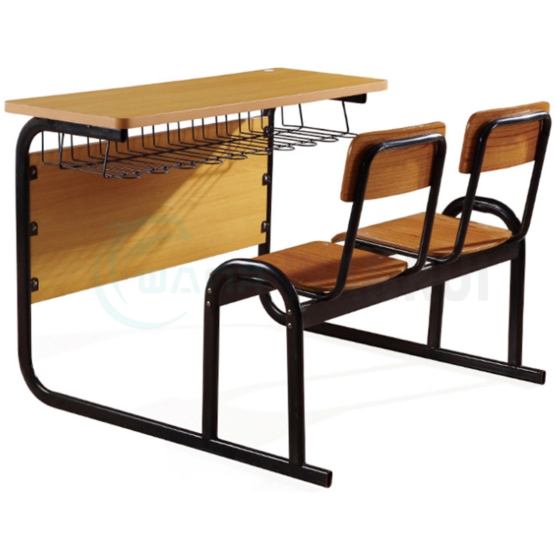 MDF Holz Klassenzimmer Möbel Schule Bank Set Student Schreibtisch und Stuhl