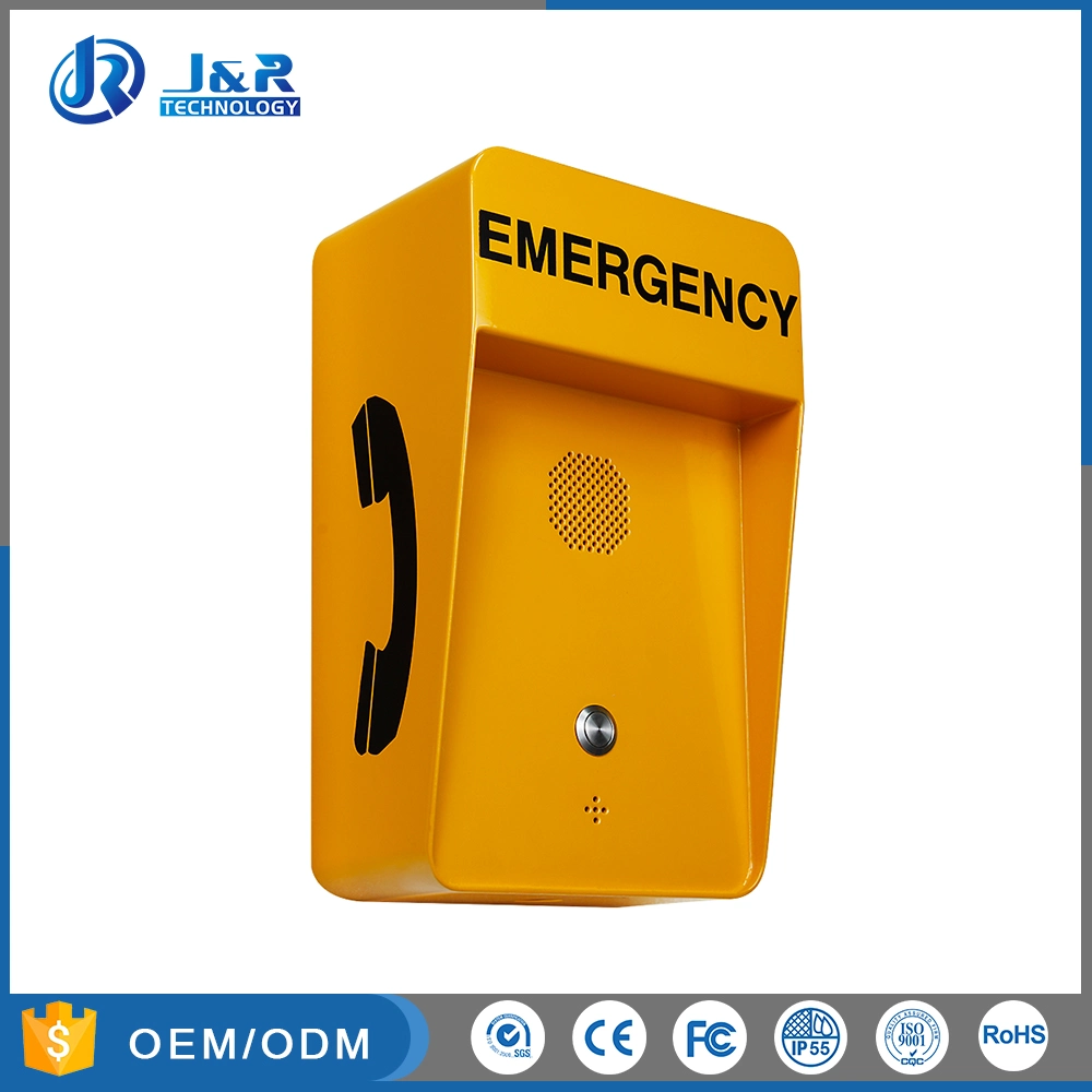 Outdoor Emergency Telephone, Vandal Resistant GSM/3G Emergency Call Box for Tollway