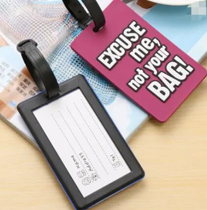 Wholesale/Supplier Personalized Soft Rubber PVC Custom Luggage Tag