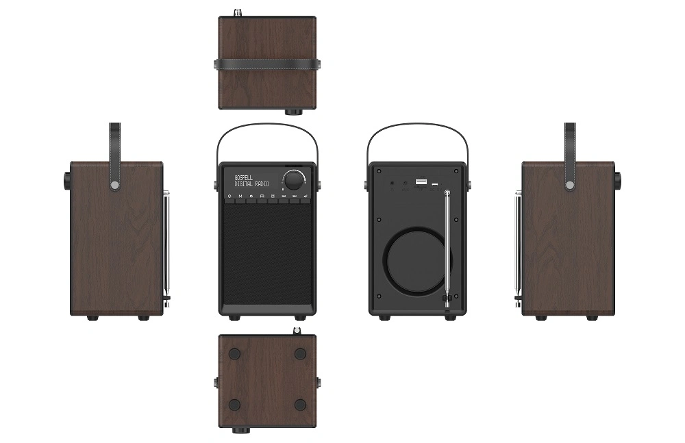 Digital Radio with Am & FM USB Bluetooth & DRM Real Wood Case Perfect Reciption