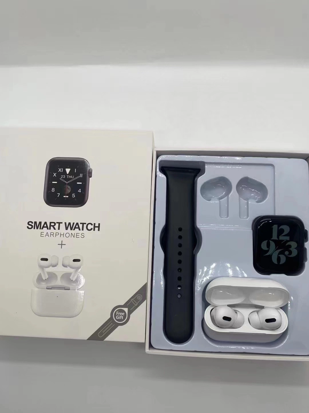 2022 Neue pro Kopfhörer Smartwatch Set als Geschenk für Sporting
