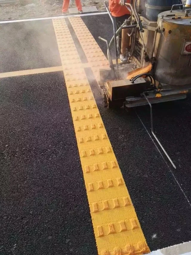 Rib Line or Convex Hot Melt Road Marking Traffic Paint, Thermoplastic Paint