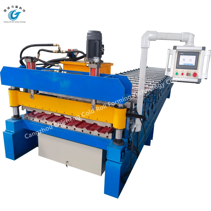 Good Quality Metal Iron Aluminium Color Steel Roofing Roof Tile Sheet Cold Roll Forming Making Machine with CE Certificate