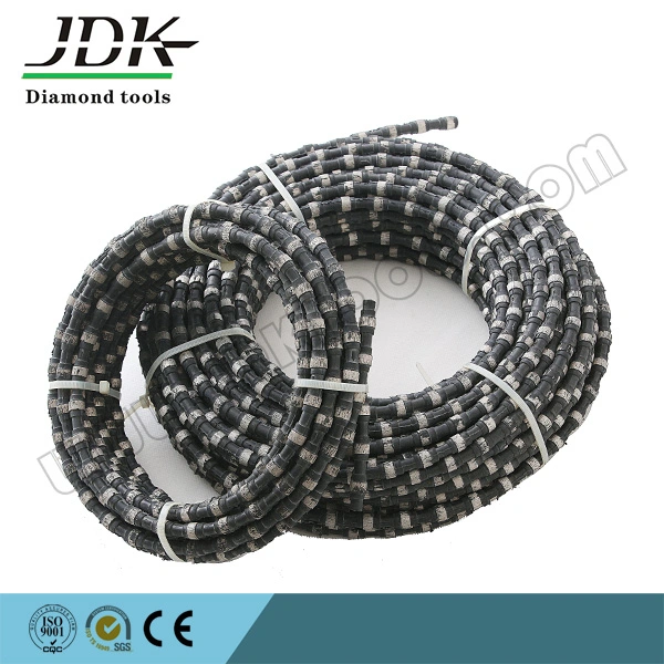 Rubber+Spring Diamond Wire Saw for Reinforced Concrete Cutting