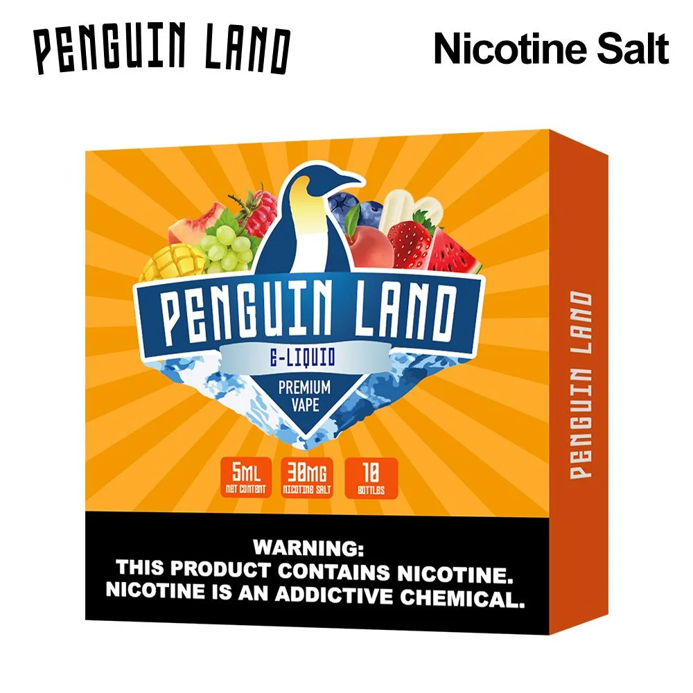 Penguin Land Vape Juice Factory Direct Sale, Premium E Liquid Wholesale From China, Free Samples of 5ml E Juice