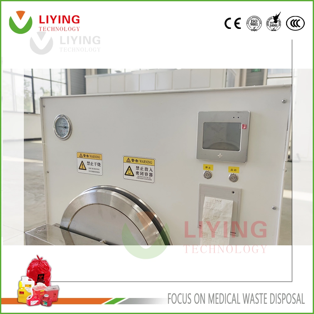 Microwave Disinfection Medical Waste Disposal Treatment with High Pressure Autoclave