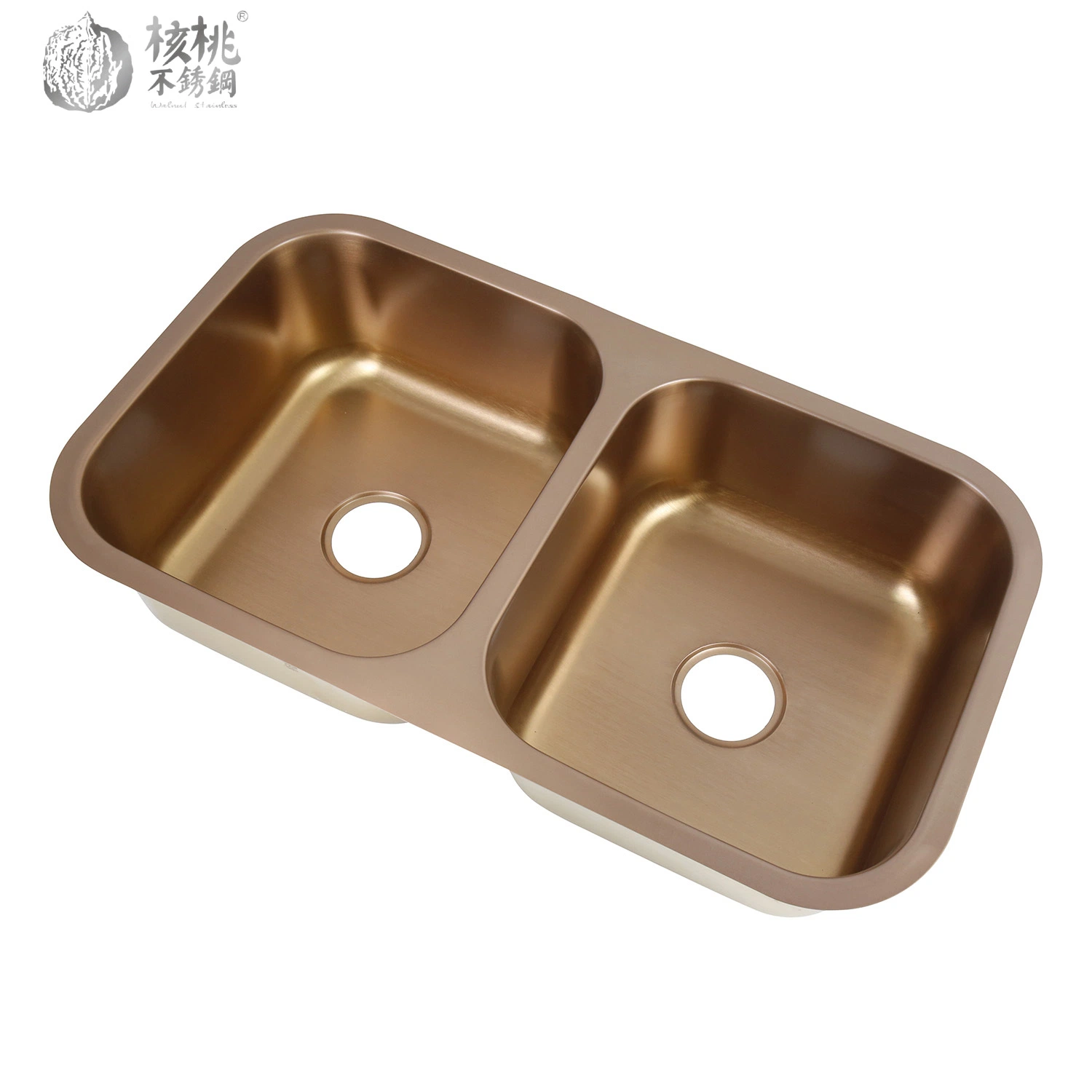 Pud8246 Stainless Steel Kitchen Sink Double Bowl Undermount China Wholesale/Supplier Factory Machine Pressed Sink Polished Accessories Bathroom Nanomerter