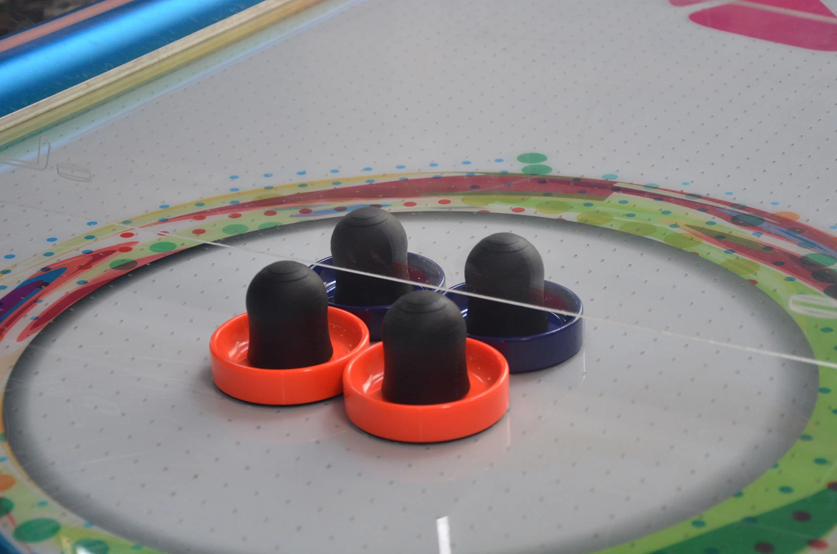 Indoor Münze betrieben 2 Spieler Luxus Air Hockey Tisch für Erwachsene