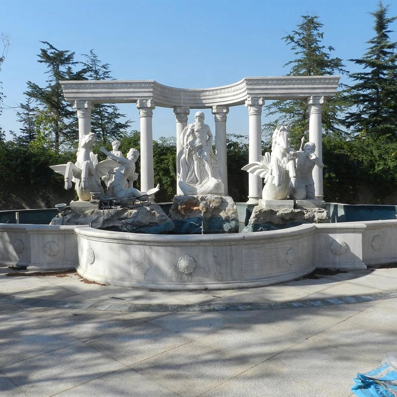 Roman Baroque Style Famous Fontana Di Trevi Marble Fountain for Outdoor Construction