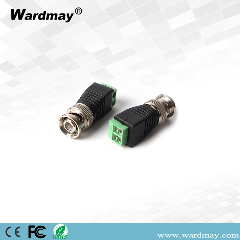 RF Connector BNC Straight Male Plug Crimp for Rg59/60 Cable for CCTV Camera