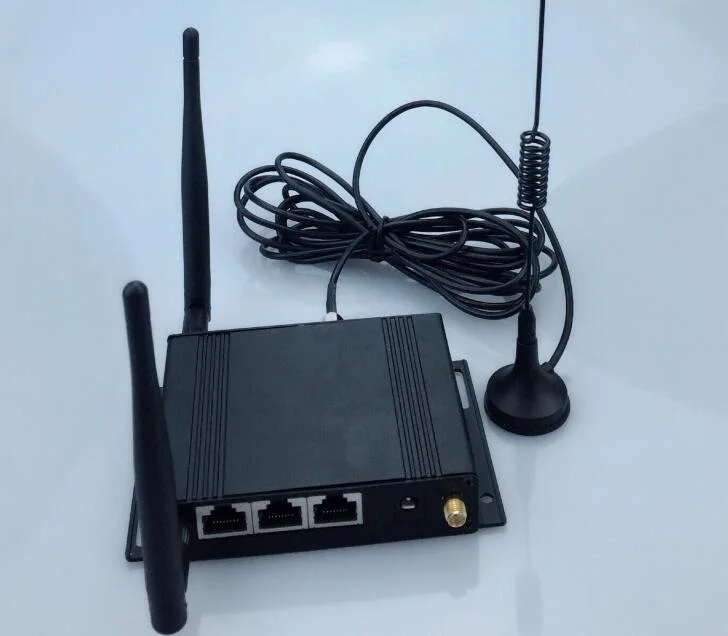 Ruta de la industria de WiFi con RS232 RJ45 Ranura para tarjeta SIM para el coche/Bus