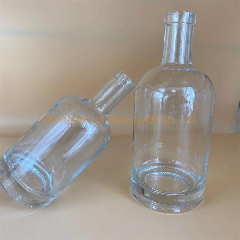 260ml 530ml Empty Liquor Bottle Packing Vodka/Brandy/Whiskey/Tequila/Rum with High Quality and Transparncy