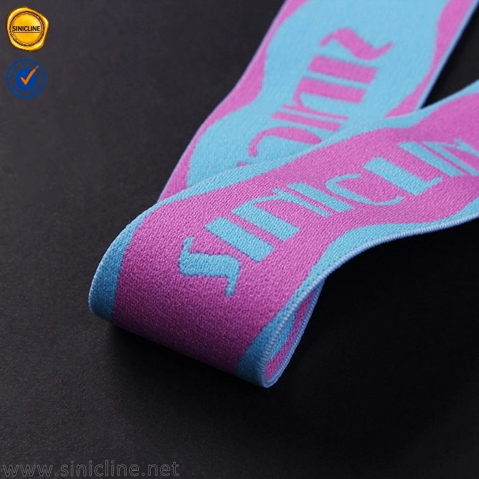 Sinicline New Arrival Colorful Printed Decorative Elastic Band for Underwear