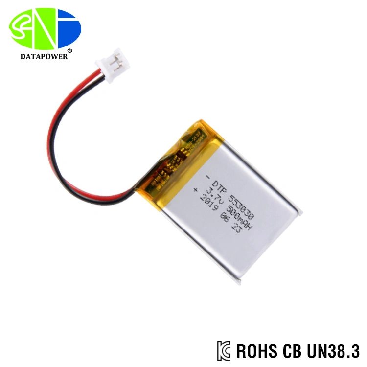 Dtp553030 Li-ion 3.7V 500mAh Lithium Polymer Battery for Bluetooth Speaker