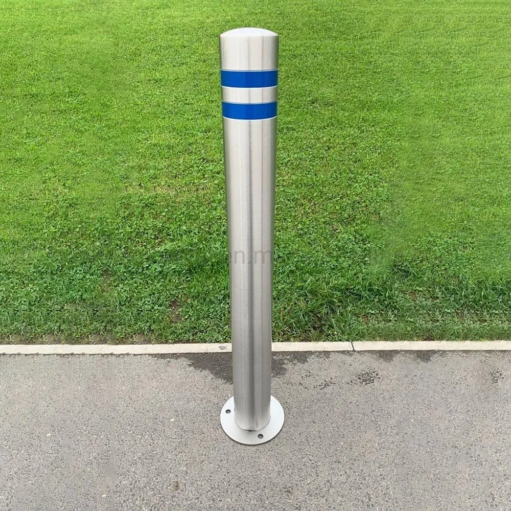 Roadway Safety Security Traffic Bollard Stainless Steel Parking Bollards