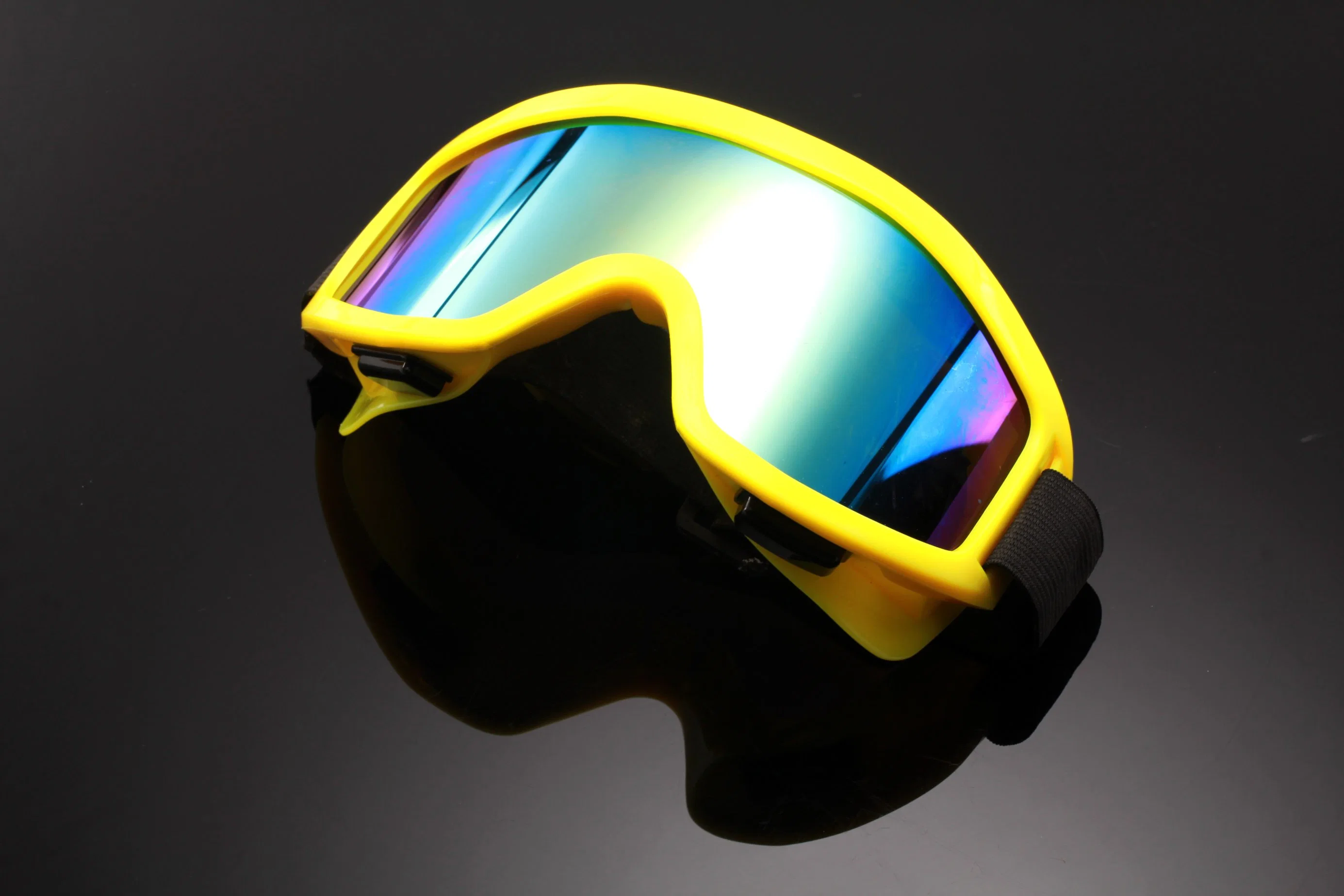 Googles lentes esféricas nieve Rainbow Windproof Mayorista de Shandong reflectante Mgnetic Deportes Esquí Esquí gafas Gafas de Fabricante de variedad para Jetski