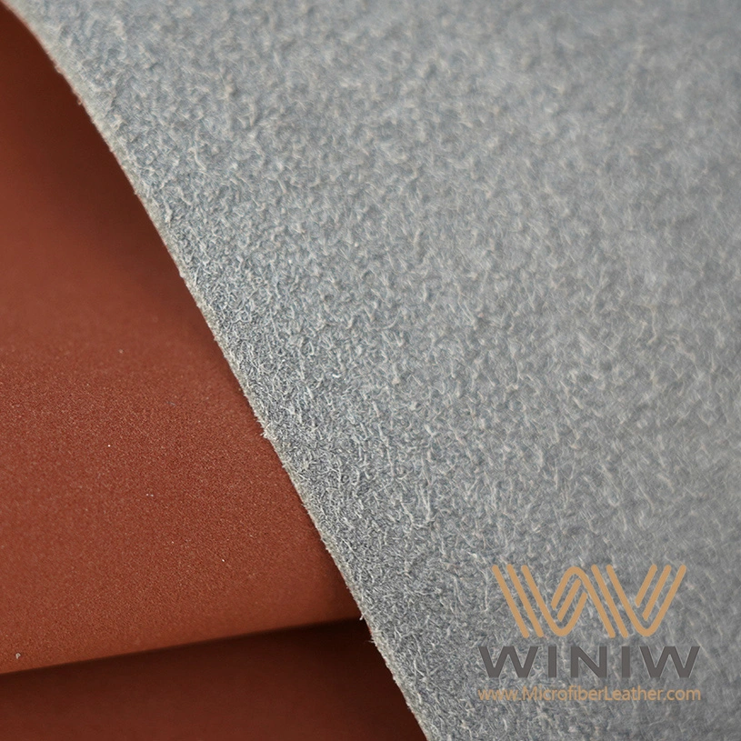 High quality/High cost performance  PU Nubuck Microfiber Leather