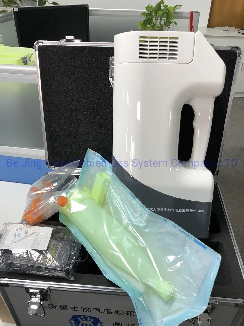 Portable High-Flow Bioaerosol Sampler for Virus Microbial Air Sampler Principle