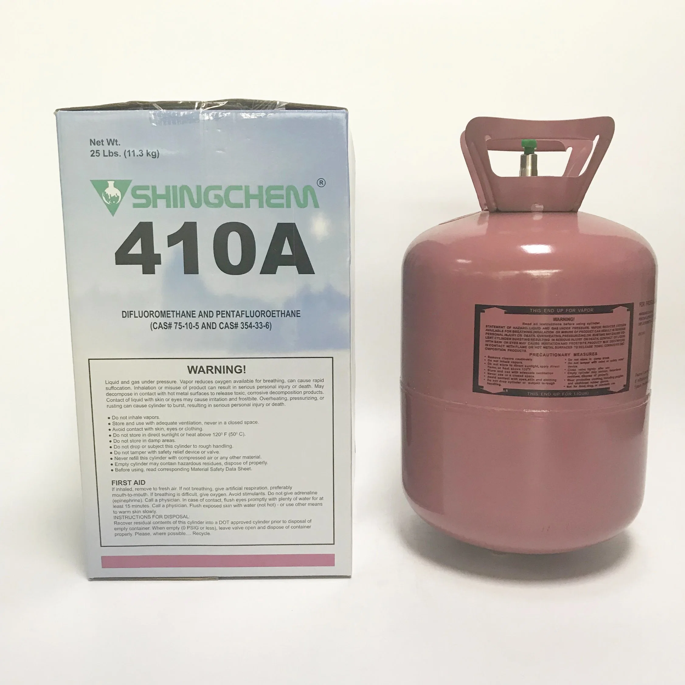 غاز التبريد المختلط R410A ذو نسبة تلوث عالية