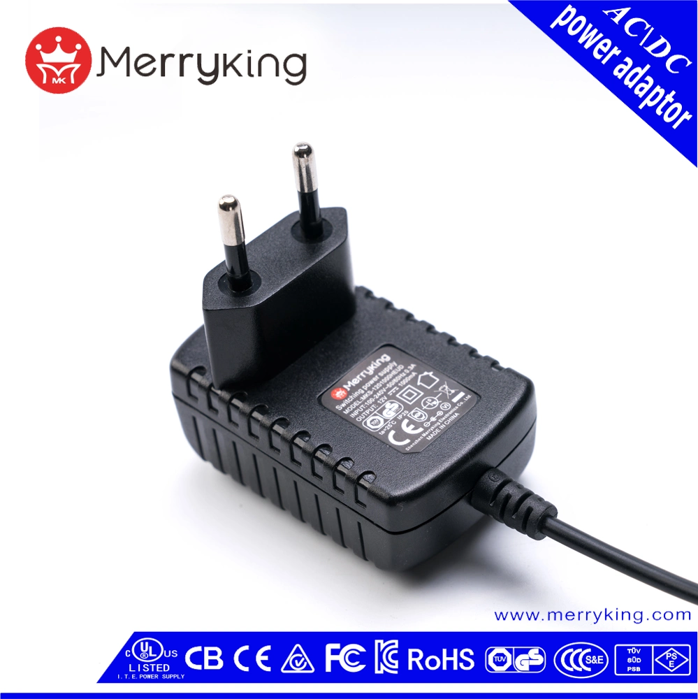 EU Plug AC DC Adapter 3V 5V 6V 1A Switching Power Supply with Ce GS CB RoHS