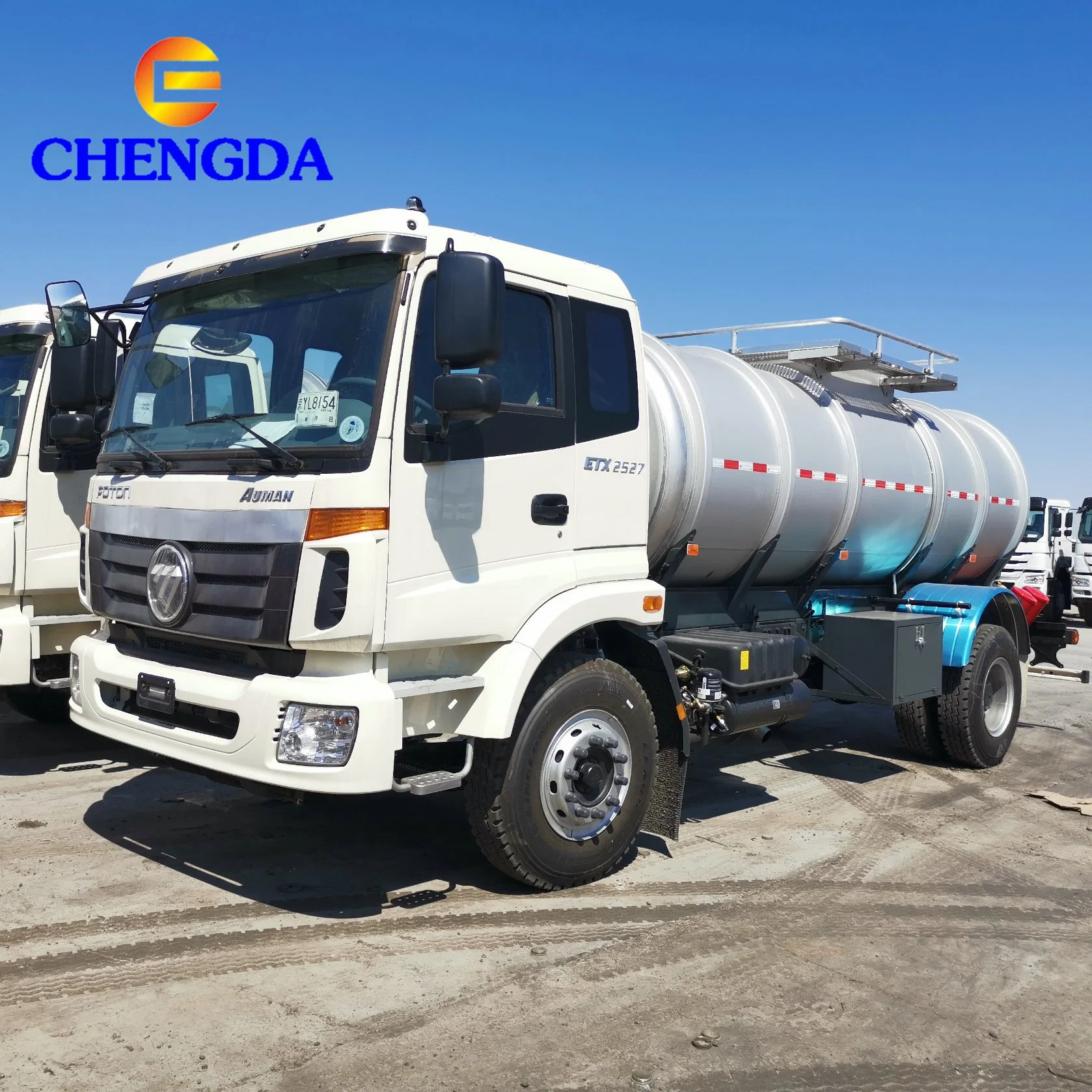 Foton 4X2 10000 Liter Stainless Steel Water Tank Truck