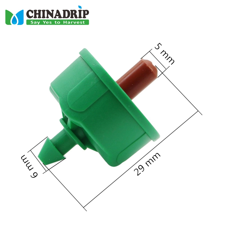 Non Drain Dripper with Pressure Compensation for Farm Agriculture Drip Irrigation