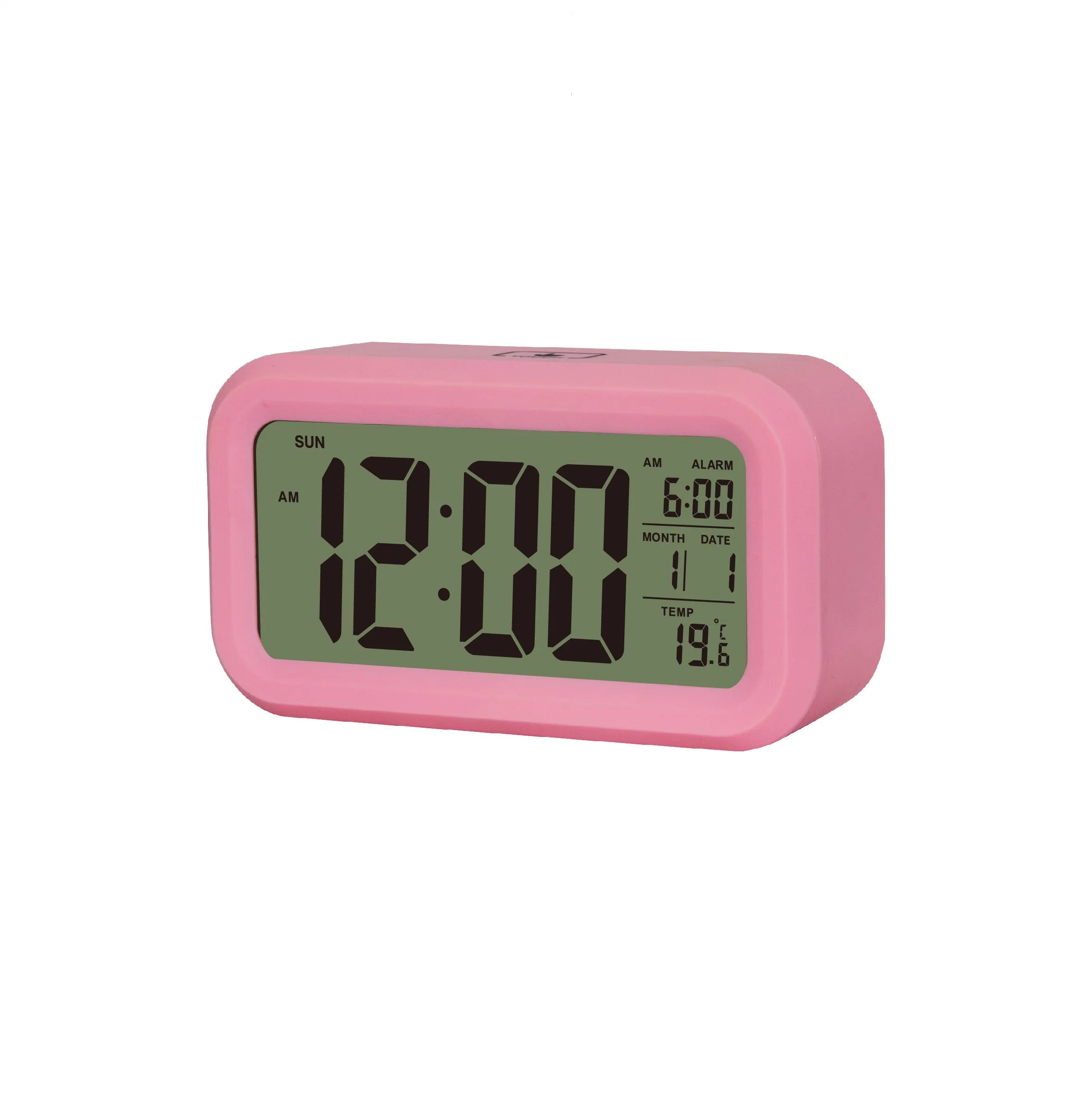 Fabrik Preis Alarm Reise LCD-Uhr mit Kalender