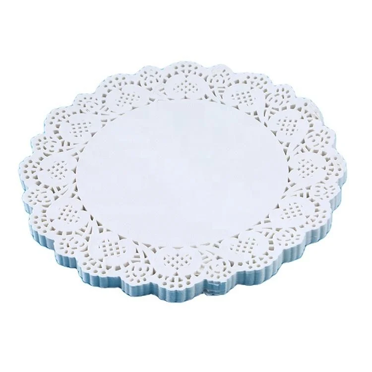 Oblong White Orange Oval Paper Lace Large Round Pastel Colored Paper Doilies