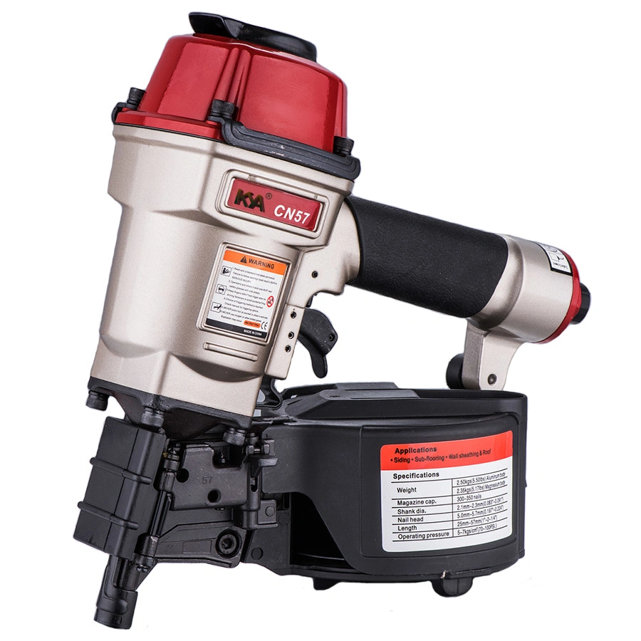 Cn57 Nailer de bobina neumática para tarimas