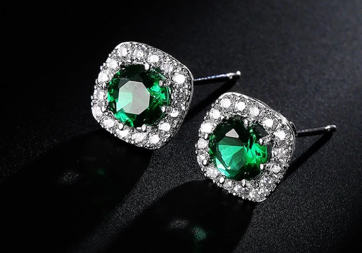 Fashion CZ Earring Jewelry, Fashion Accessories. Factory Direct Wholesale/Supplier