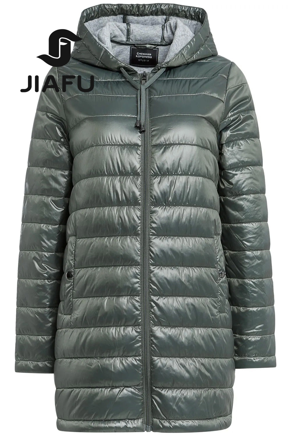 New Design Fashion Women Customized Light Weight Casual Quilted Padding Jacket Coat