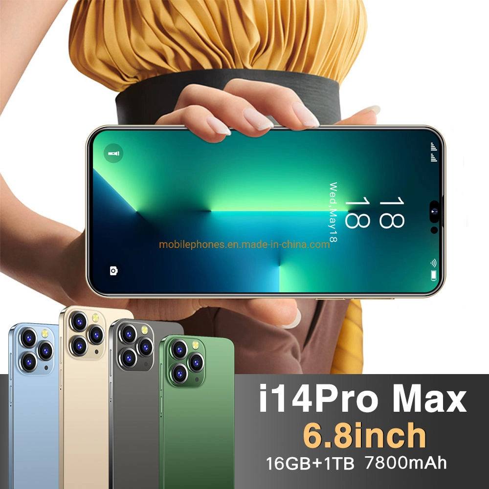 I14 PRO Max Smartphone Original 16GB+1tb Phone14 10-Core 5g Let Cellphones Unlocked Dual SIM Brand New Phone