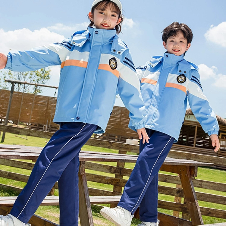 Autumn and Winter Primary Students Warm Outdoor Sportwear Apparel