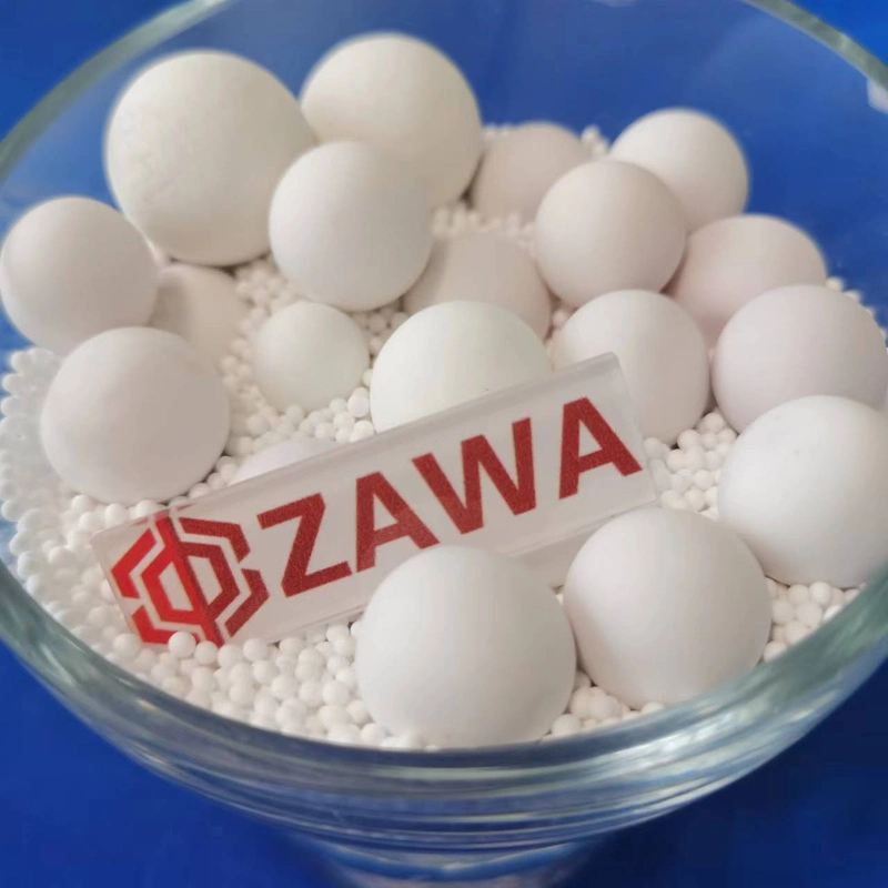 Alumina Ceramic Grinding Ball Particle Uniform Catalytic Desiccant Activated Alumina Ball 13mm19mm